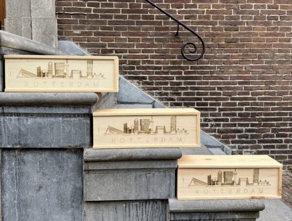 Luxe gift verpakking, speciaal voor Rotterdam